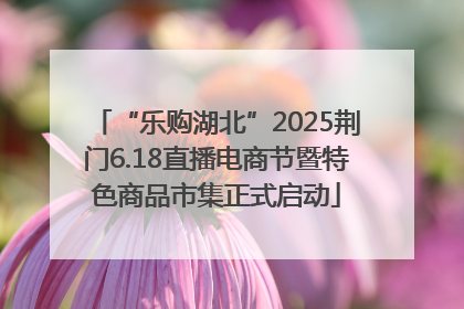“乐购湖北”2025荆门6.18直播电商节暨特色商品市集正式启动