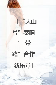 “天山号”奏响“一带一路”合作新乐章