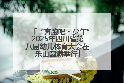 “奔跑吧・少年”2025年四川省第八届幼儿体育大会在乐山圆满举行