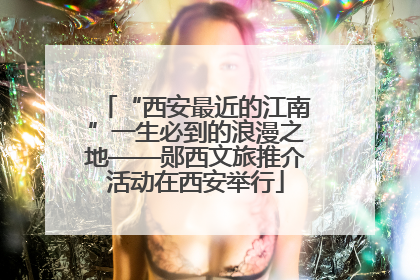 “西安最近的江南”一生必到的浪漫之地——郧西文旅推介活动在西安举行