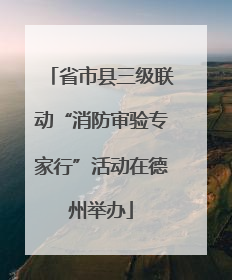 省市县三级联动“消防审验专家行”活动在德州举办