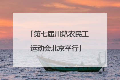 第七届川籍农民工运动会北京举行