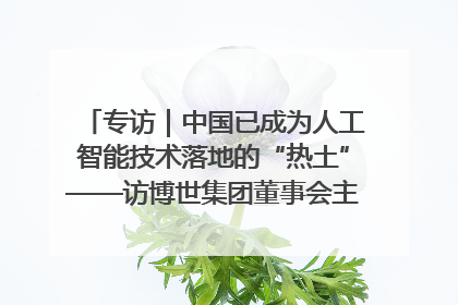专访｜中国已成为人工智能技术落地的“热土”——访博世集团董事会主席斯特凡·哈通