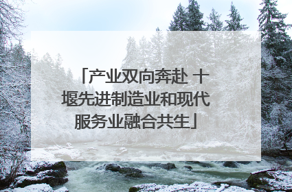 产业双向奔赴 十堰先进制造业和现代服务业融合共生