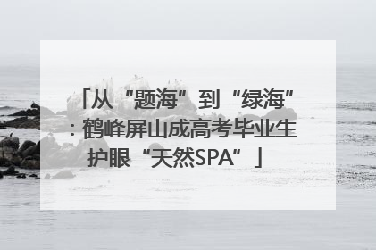 从“题海”到“绿海”：鹤峰屏山成高考毕业生护眼“天然SPA”
