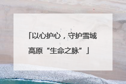 以心护心，守护雪域高原“生命之脉”