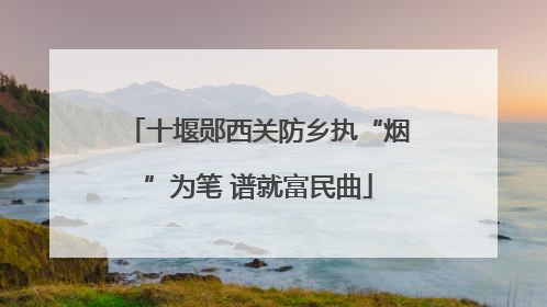 十堰郧西关防乡执“烟”为笔 谱就富民曲