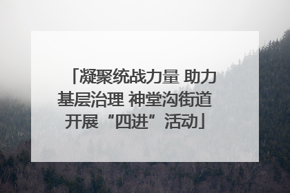 凝聚统战力量 助力基层治理 神堂沟街道开展“四进”活动