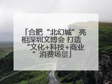 合肥“北幻城”亮相深圳文博会 打造“文化+科技+商业”消费场景