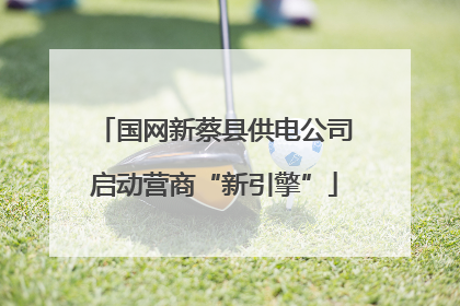 国网新蔡县供电公司启动营商“新引擎”