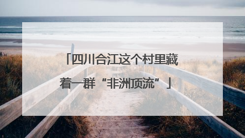 四川合江这个村里藏着一群“非洲顶流”