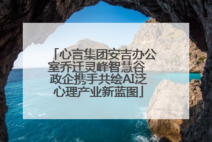 心言集团安吉办公室乔迁灵峰智慧谷 政企携手共绘AI泛心理产业新蓝图