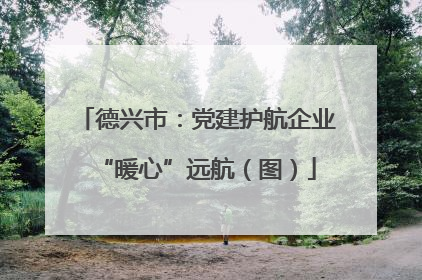 德兴市：党建护航企业“暖心”远航（图）