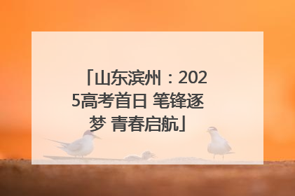 山东滨州：2025高考首日 笔锋逐梦 青春启航