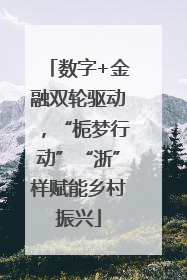 数字+金融双轮驱动，“栀梦行动”“浙”样赋能乡村振兴
