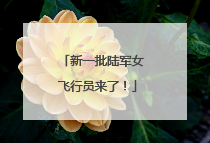 新一批陆军女飞行员来了！