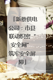 新蔡供电公司：市县联动织密“安全网” 筑牢安全屏障