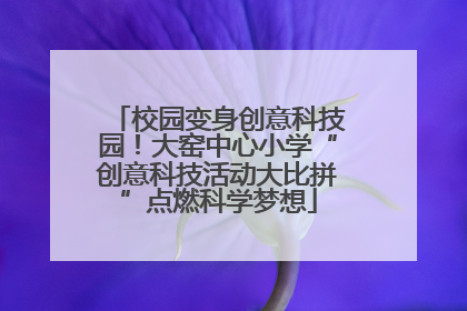 校园变身创意科技园！大窑中心小学“创意科技活动大比拼”点燃科学梦想