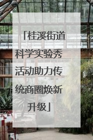 桂溪街道科学实验秀活动助力传统商圈焕新升级