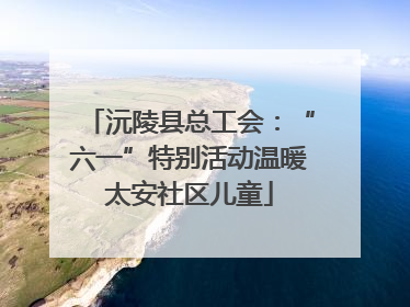 沅陵县总工会：“六一”特别活动温暖太安社区儿童