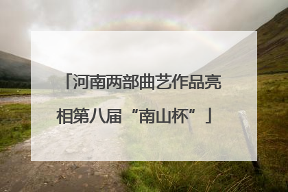 河南两部曲艺作品亮相第八届“南山杯”