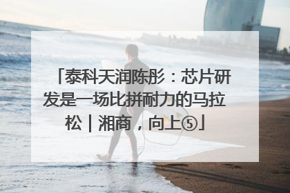 泰科天润陈彤：芯片研发是一场比拼耐力的马拉松｜湘商，向上⑤