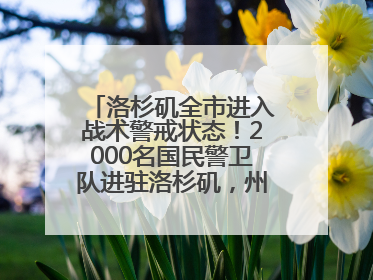 洛杉矶全市进入战术警戒状态！2000名国民警卫队进驻洛杉矶，州长市长齐批特朗普“制造混乱”