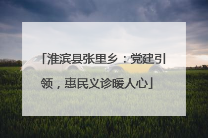 淮滨县张里乡：党建引领，惠民义诊暖人心