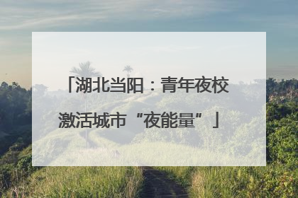 湖北当阳：青年夜校激活城市“夜能量”