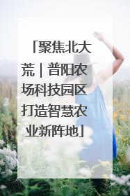 聚焦北大荒｜普阳农场科技园区打造智慧农业新阵地
