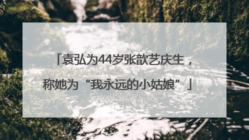 袁弘为44岁张歆艺庆生，称她为“我永远的小姑娘”