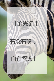 追光记丨有念有盼，自有答案