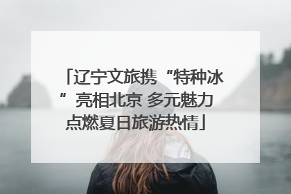 辽宁文旅携“特种冰”亮相北京 多元魅力点燃夏日旅游热情