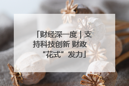 财经深一度｜支持科技创新 财政“花式”发力