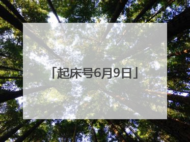 起床号6月9日