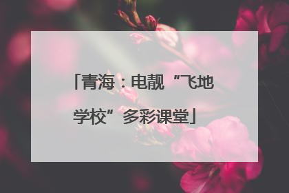 青海：电靓“飞地学校”多彩课堂