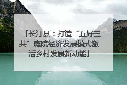 长汀县：打造“五好三共”庭院经济发展模式激活乡村发展新动能