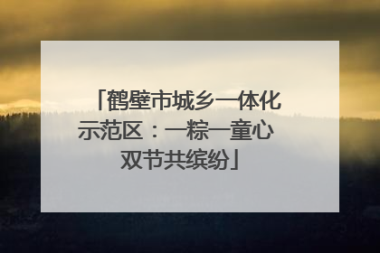 鹤壁市城乡一体化示范区：一粽一童心 双节共缤纷