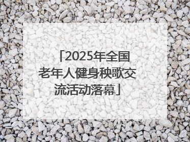 2025年全国老年人健身秧歌交流活动落幕