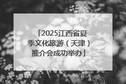 2025江西省夏季文化旅游（天津）推介会成功举办