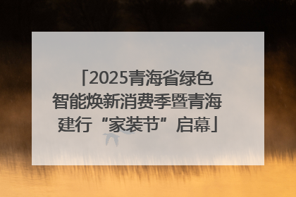 2025青海省绿色智能焕新消费季暨青海建行“家装节”启幕